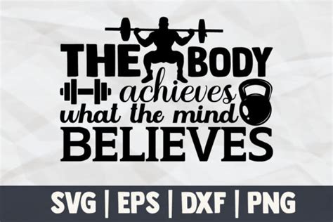 The Body Achieves What The Mind Believes Gr Fico Por Sukumarbd