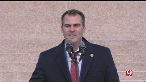 Stitt Inaugurated As Oklahomas 28th Governor Other State Leaders Sworn In