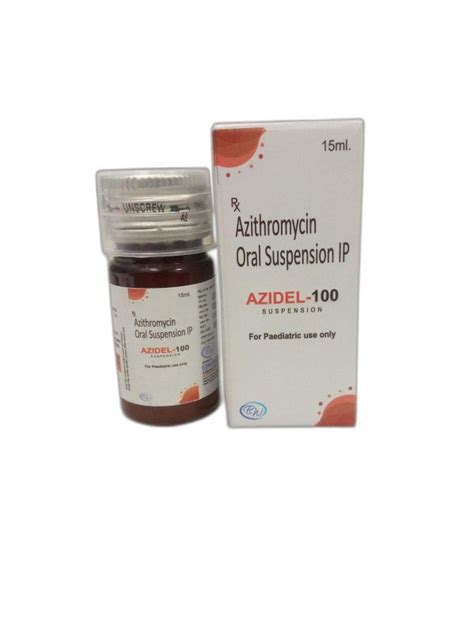 Azithromycin 100 Mg Dispersible Tablets Packaging Type Box Packaging Size 1010 At Usd 50