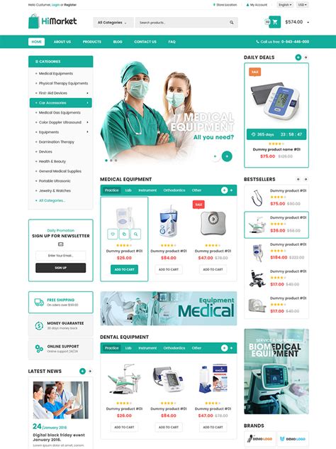 7+ Best Health, Medical Store WooCommerce WordPress Themes