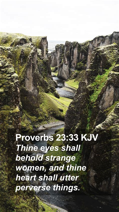 Proverbs Kjv Mobile Phone Wallpaper Thine Eyes Shall Behold