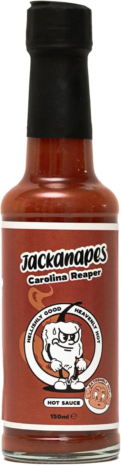 Carolina Reaper Hot Sauce By Jackanapes Ml Vegan Extremely Hot Chilli Sauce Made With