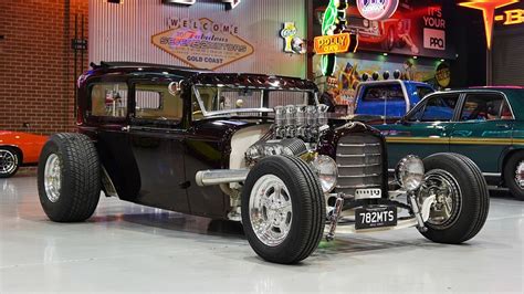 1930 Ford Model A Tudor Hot Rod Brown Sugar SEVEN82MOTORS