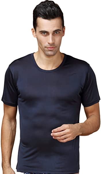 Seidenshirt Herren Blau Versandkostenfrei Kaufen Bei Seidenwelt