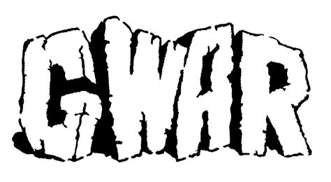 Gwar Alternate Lettering By Anarchostencilism On Deviantart