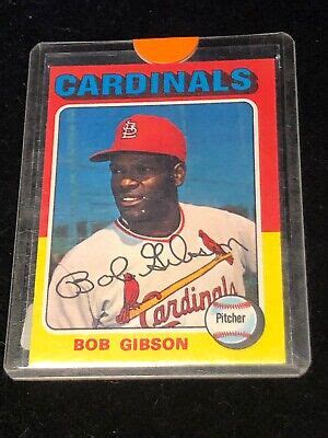 1975 Topps Bob Gibson 150 Baseball Card EBay