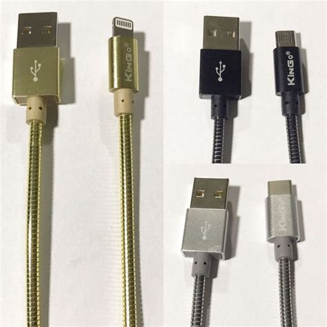 Cabo Usb Carregador Kingo Metal Reforçado Iphone 6 7 8 X Xs Em Promoção