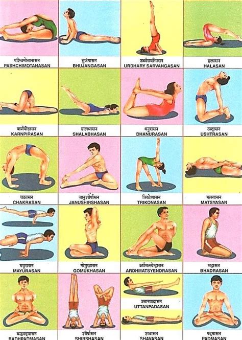 Yoga Poses Images With Names In Hindi Blog Dandk