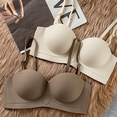 32 38AB Comfort Skin Friendly Women Seamless Lingerie Backless Invisible Sexy Girl Bra Lovely