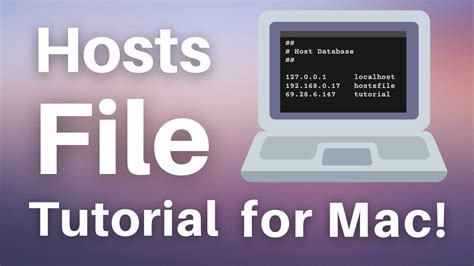How To Edit The Hosts File On Your Mac YouTube