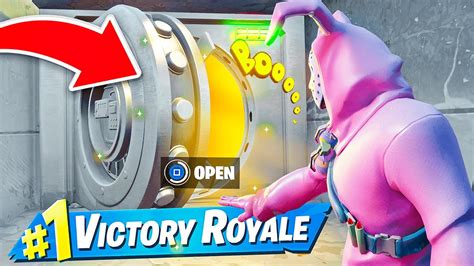 Alleen Geheime Kluis Loot Challenge In Fortnite Youtube