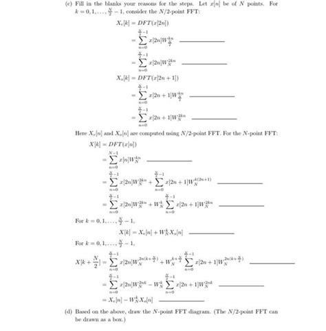 Draw The Four Point Fft Signal Flow Graph Diagram Signal Flo