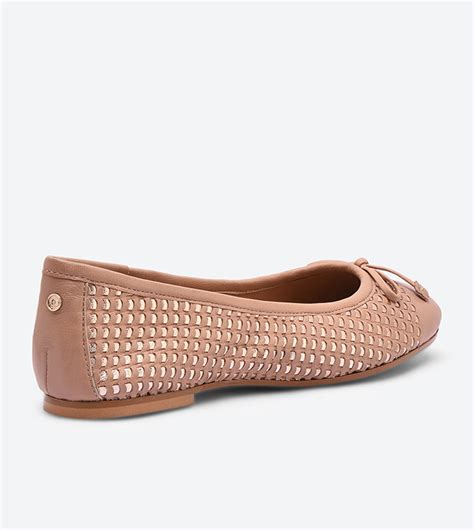 Buy Dune London Knot Detailed Woven Ballerinas Nude HENNAH In Nude 6thStreet Qatar