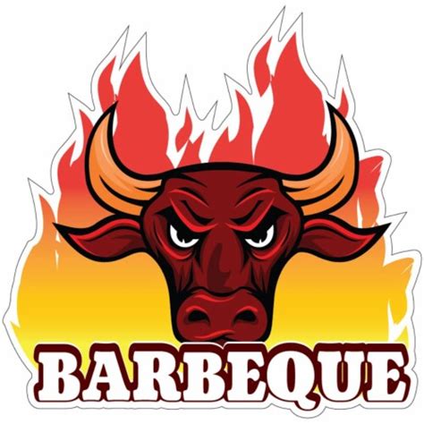 Signmission 16 In Barbeque Decal Concession Stand Food Truck Sticker