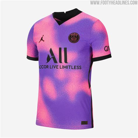 Special Font Jordan Psg 20 21 Fourth Kit Released Debut Against Nice