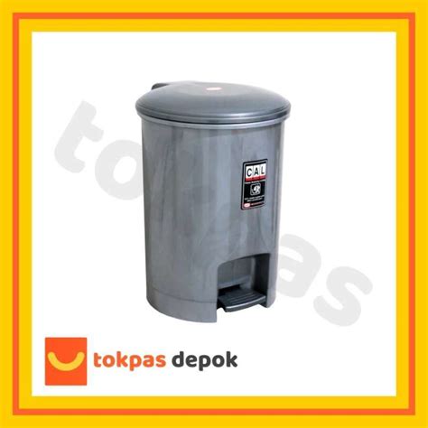 Promo 100 Produk Ori Tempat Sampah Injak Bulat 12 Liter Plastik Shinpo