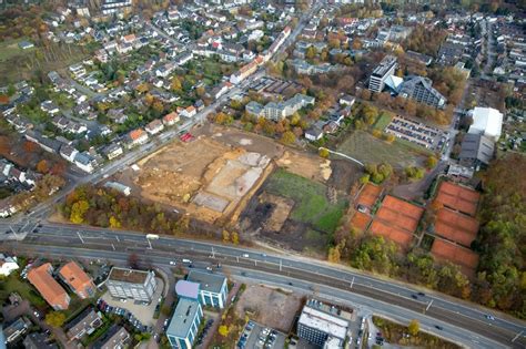 Luftaufnahme Bochum Baustelle zum Neubau eines Büro und