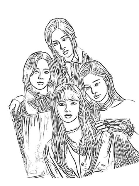 Desenhos De Blackpink Para Colorir Pintar E Imprimir ColorirOnline