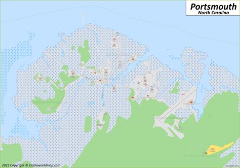 Portsmouth Island Map | North Carolina, U.S. | Detailed Maps of ...