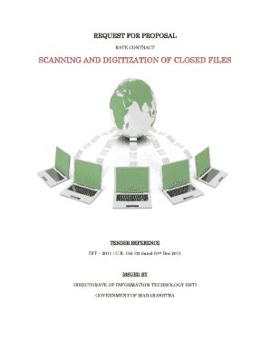 Fillable Online Request For Proposal RFP For Scanning And