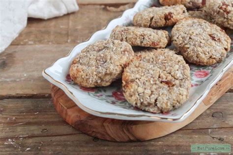 Glutenvrije Havermout Koekjes Met Banaan Eat Pure Love