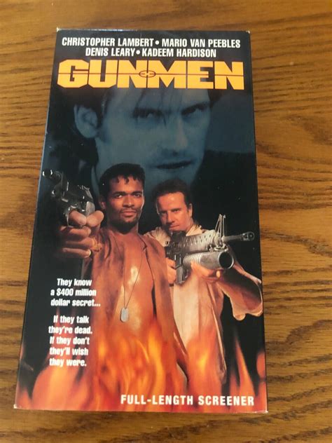 Gunmen Vhs 1994 Full Length Screener Christopher Lambert Mario Van