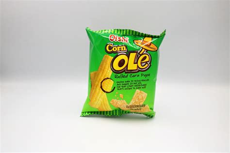 Oishi Corn Ole Rolled Corn Pops Barbecue Flavor G Salangi Ko Pu