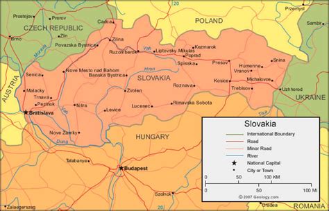 Slovakia Map