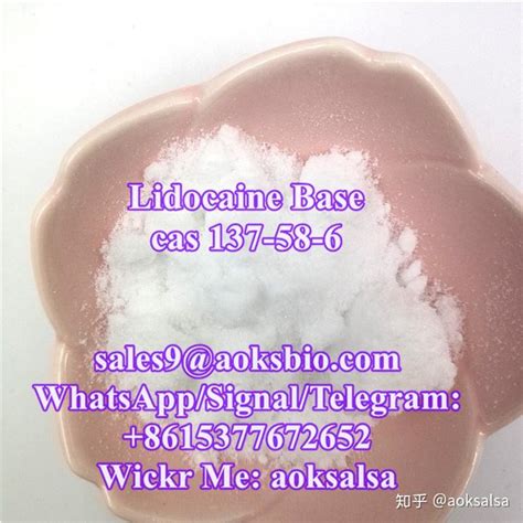 Bulk supply lidocaine powder cas137 58 6 lidocaine 知乎