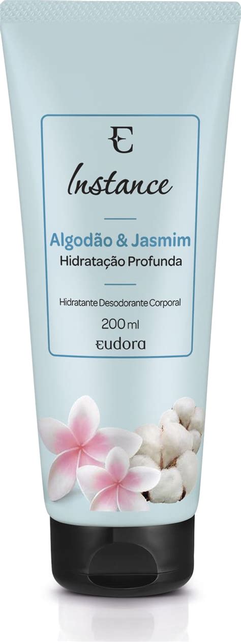 Loção Hidratante Desodorante Corporal Instance Algodão e Jasmim 200ml