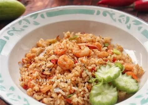 Resep Nasi Goreng Udang Dan Ikan Asin Klotok Oleh Frielingga Sit Cookpad