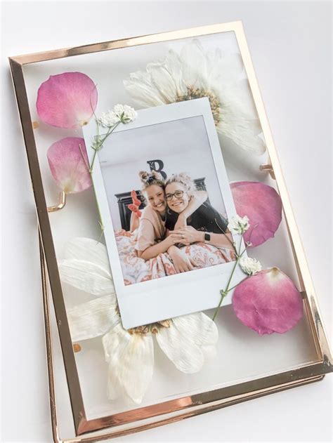 Pressed Flower Frame Gift For Her Valentines Day Gift Idea