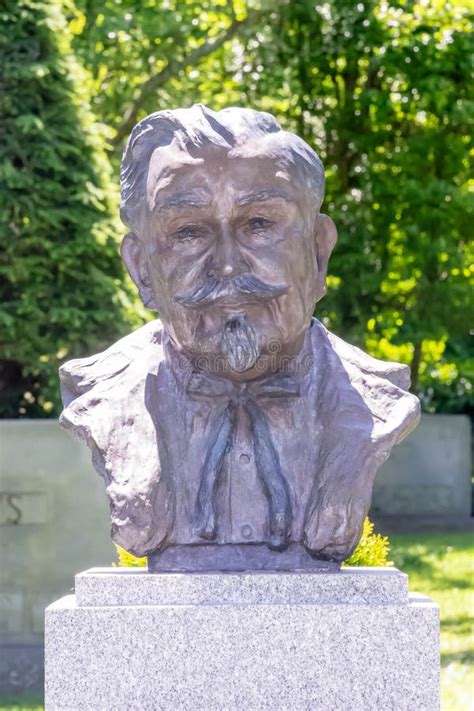 Gravesite Of Colonel Harland Sanders Founder Of Kentucky Fried Chicken