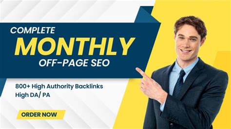 Do Monthly Off Page Seo Service Using High Authority White Hat