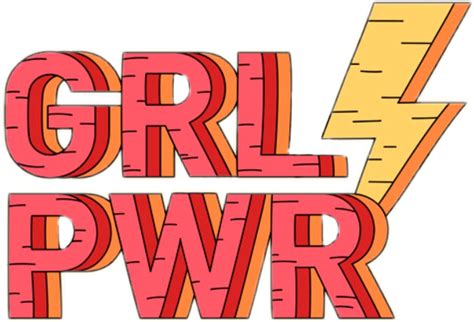 Girl Power Logo Feminism Unity Inspiration Sisterhood Png