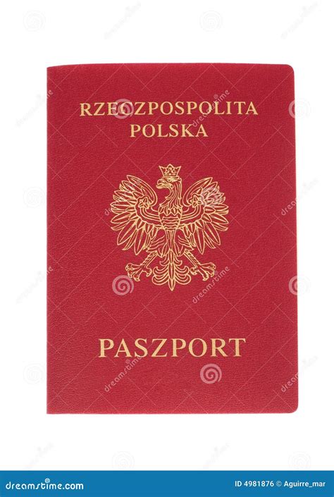 Pasaporte Polaco Foto De Archivo Imagen De Costumbres 4981876