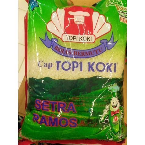 Jual Beras Topi Koki 5 Kg Shopee Indonesia