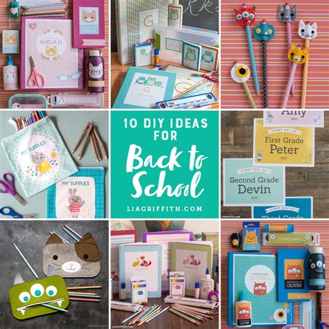 10 DIY Ideas for Back to School - Lia Griffith