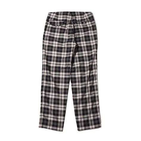 The North Face Purple Label Tartan Plaid Field Pants Black Check Fw I