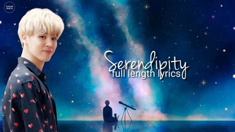 Lyrics Bts Jimin Serendipity Full Length Edition Easy Lyrics