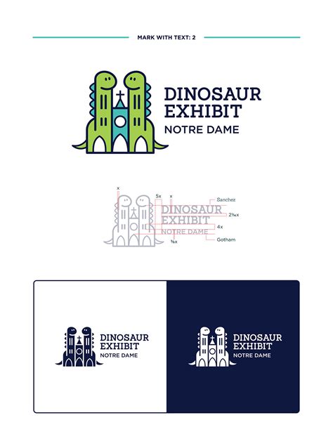 Dinosaur Exhibit Logo On Behance