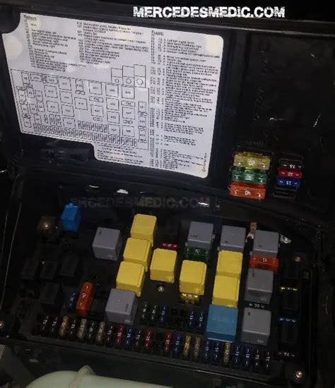 Mercedes Benz Ml Fuse Box Diagrams