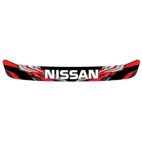 Nissan Helmet Sunstrip Visor Sticker Cafe Racer Bretagne Clicboutic