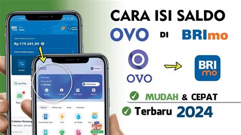 Cara Isi Saldo Ovo Lewat Brimo Top Up Ovo Via Brimo Youtube