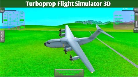 Turboprop Flight Simulator 3D Mission Mountain Climb Best Aeroplane