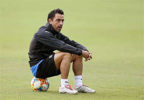 Las Imágenes De Xavi Como Entrenador El 18 De Julio De 2019