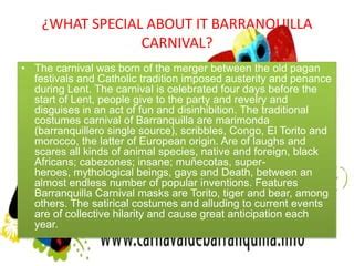 Carnival Of Barranquilla 2 PPT