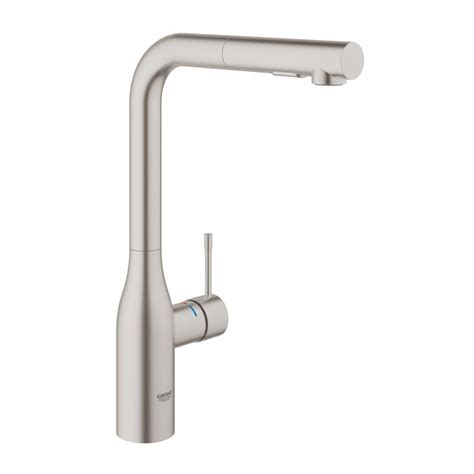 Grohe Essence New Single Handle Pull Out Sprayer Kitchen Faucet With