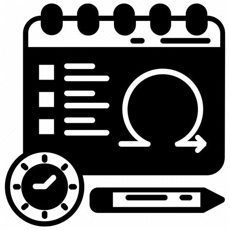 Sprint Cycle Scrum Work Updating Software Agile Icon Download