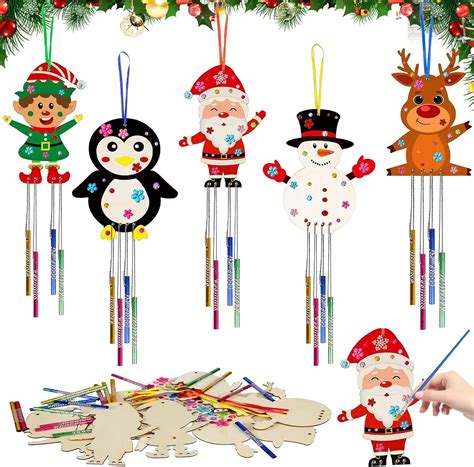 Weihnachten Windspiel Bastelset 10 Stück DIY Windspiel Bastelset